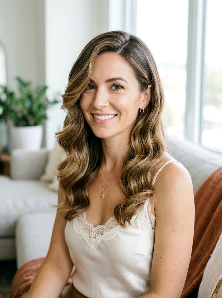 Side Part Face Framing Waves - 20 glossy side part waves hairstyle - 20 glossy side part waves hairstyle