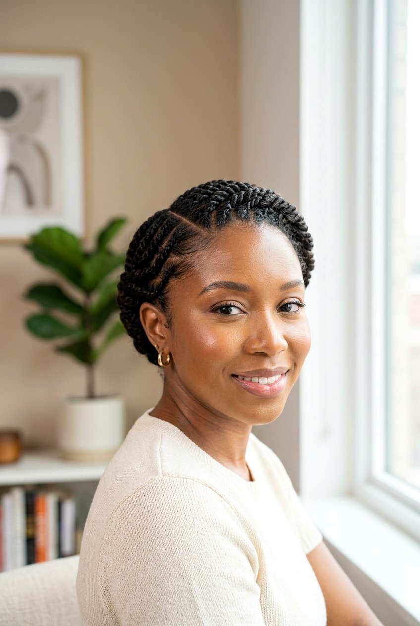 Side Part Flat Twist Halo - 20 flat twist halo hairstyle - 20 flat twist halo hairstyle