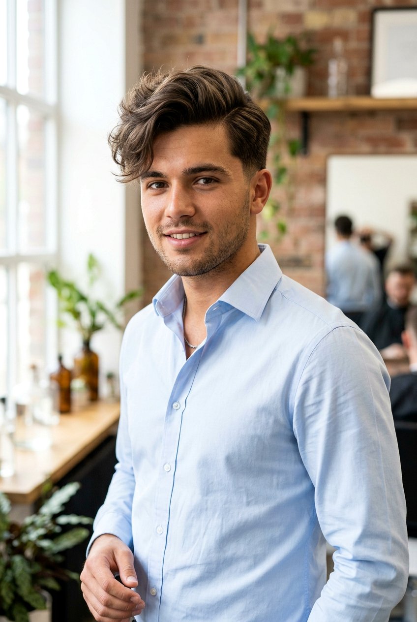 Side Part Fluffy Fringe Boys Haircut - 20 boys haircut with fluffy fringe - 20 boys haircut with fluffy fringe