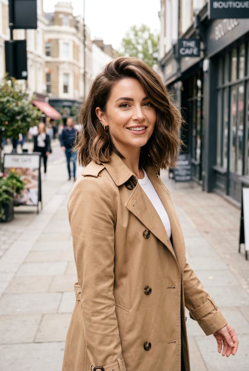 Side Part Lob - 20 stylish mom haircut for fine hair - 20 stylish mom haircut for fine hair