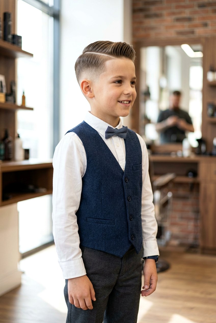 Side Part Long Top Fade - 20 boys haircut with long top fade - 20 boys haircut with long top fade