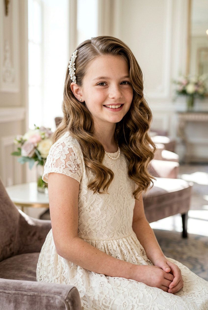 Side Part Loose Waves - 20 christmas party hairstyles for girls - 20 christmas party hairstyles for girls