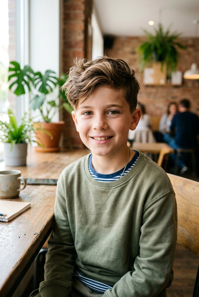 Side Part Messy Haircut For Boys - 20 side part haircut for boys - 20 side part haircut for boys