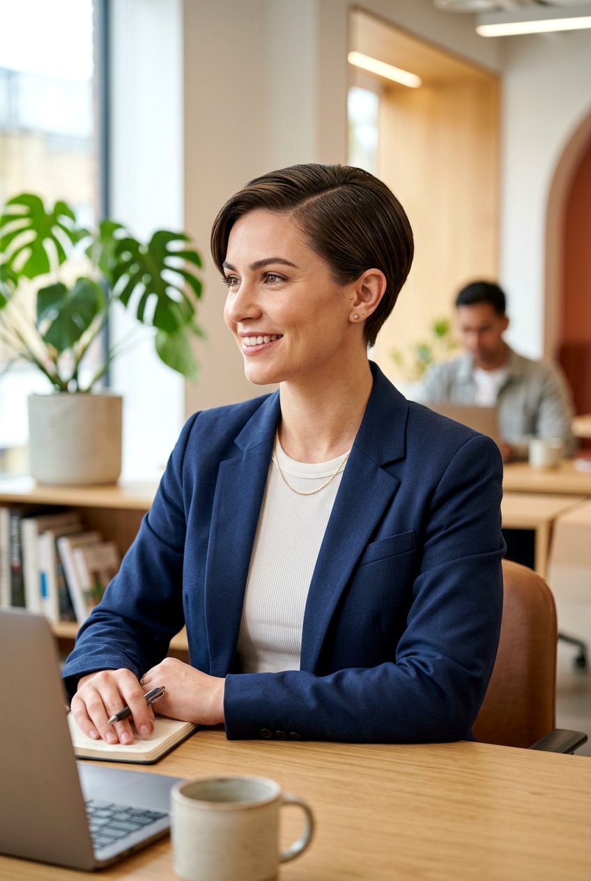 Side Part Pixie Haircut For Office - 20 clean office pixie haircut - 20 clean office pixie haircut