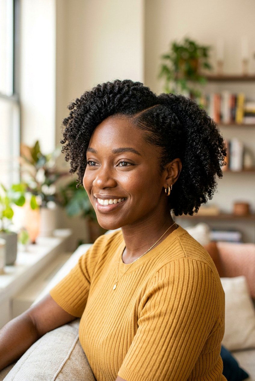 Side Part Puff On Short Natural Hair - 20 natural hair side part puff - 20 natural hair side part puff