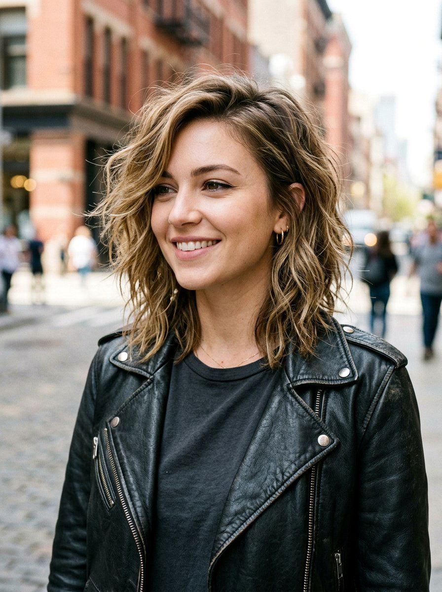 Side Part Shaggy Waves - 20 glamorous side part wave ideas - 20 glamorous side part wave ideas