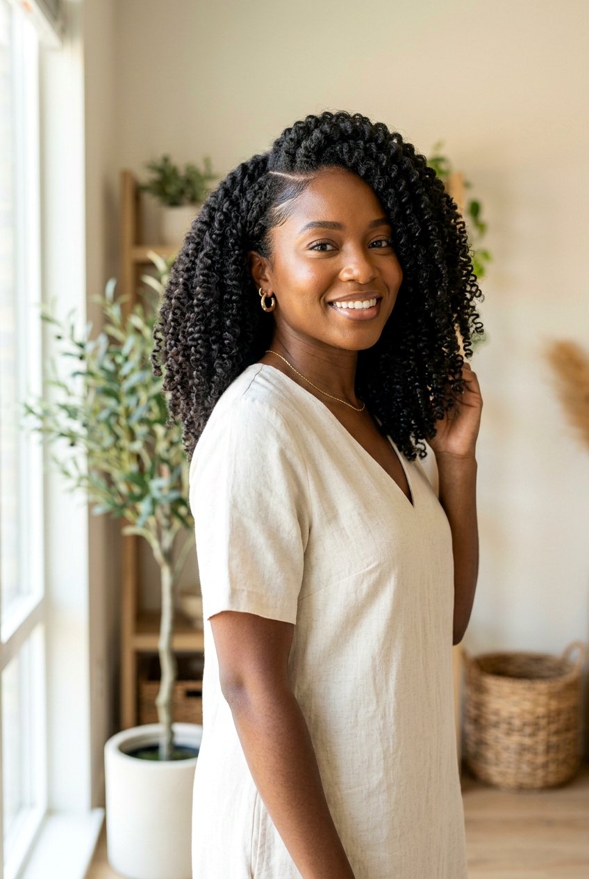 Side Part Shingling Method - 20 natural hair with side part styles - 20 natural hair with side part styles