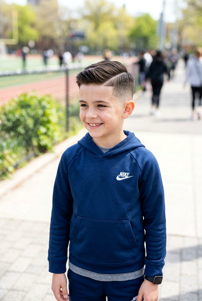 Side Part Skin Fade Haircut For Boys - 20 side part haircut for boys - 20 side part haircut for boys