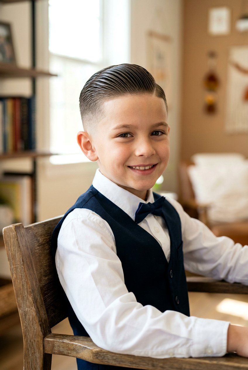 20 Neat Boys School Hairstyle With Side Part Ideas For Class