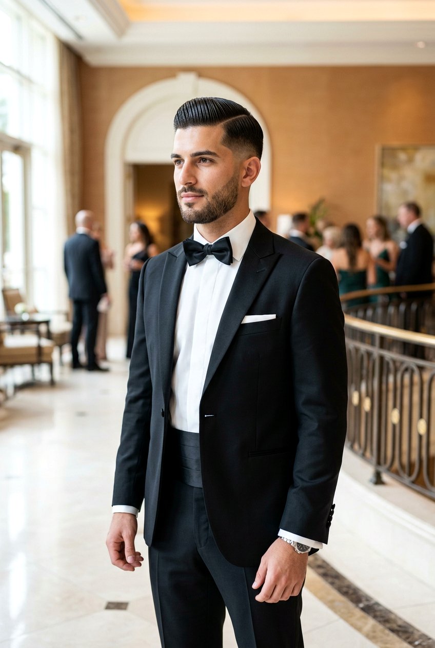 Side Part Slick Back - 20 men polished side part haircut - 20 men polished side part haircut