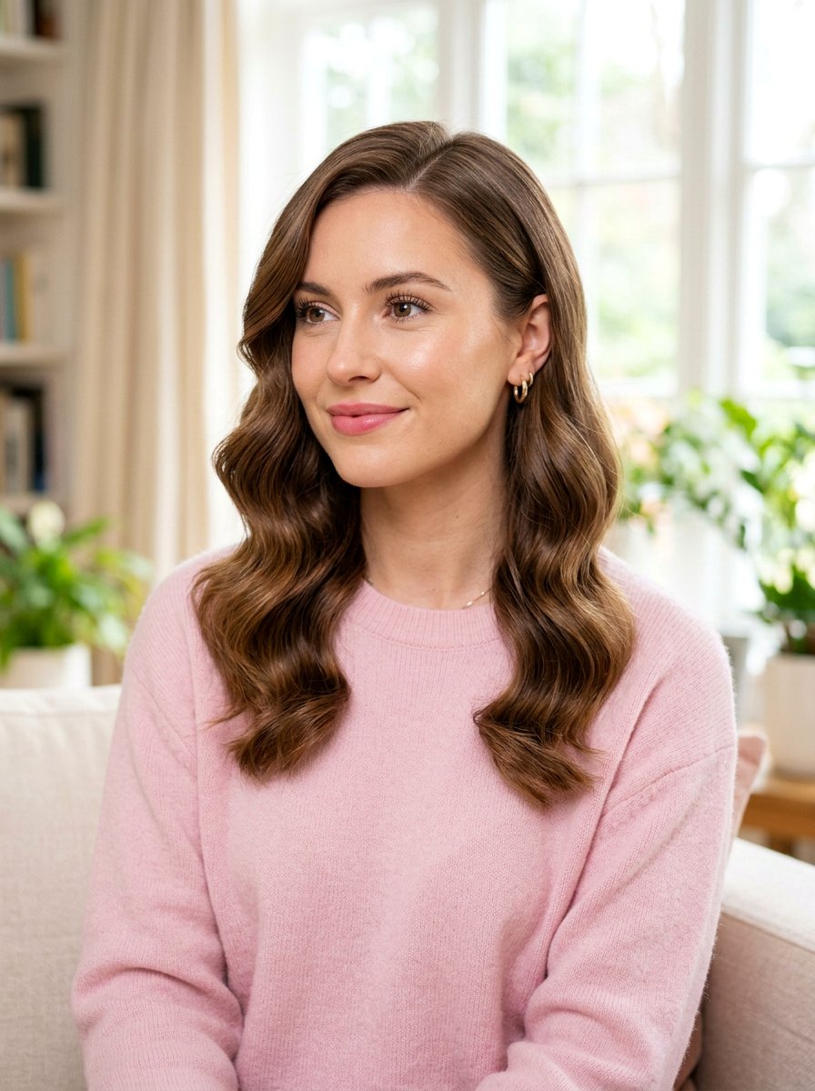 20 Stunning Glossy Side Part Waves Hairstyles for Glam Looks