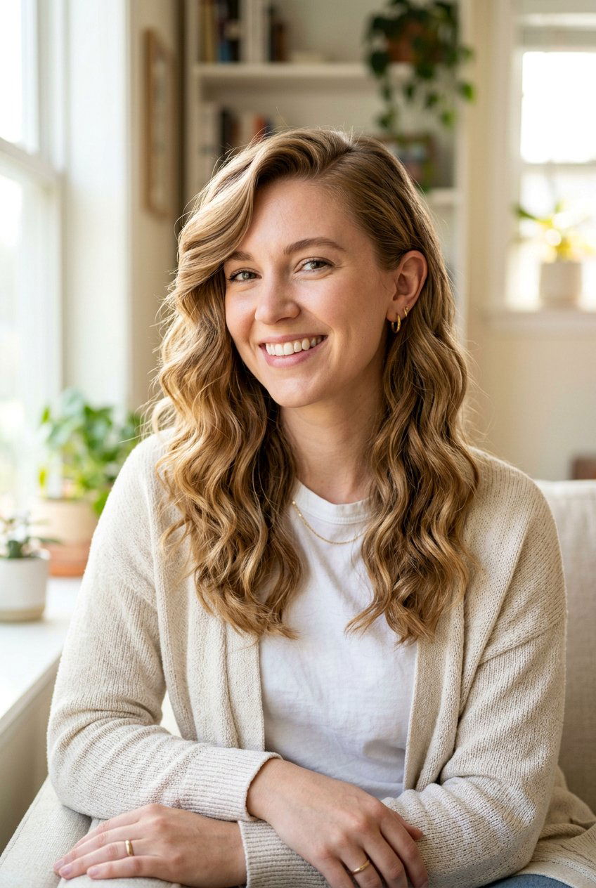 Side Part Spring Waves - 20 spring hairstyles for women - 20 spring hairstyles for women