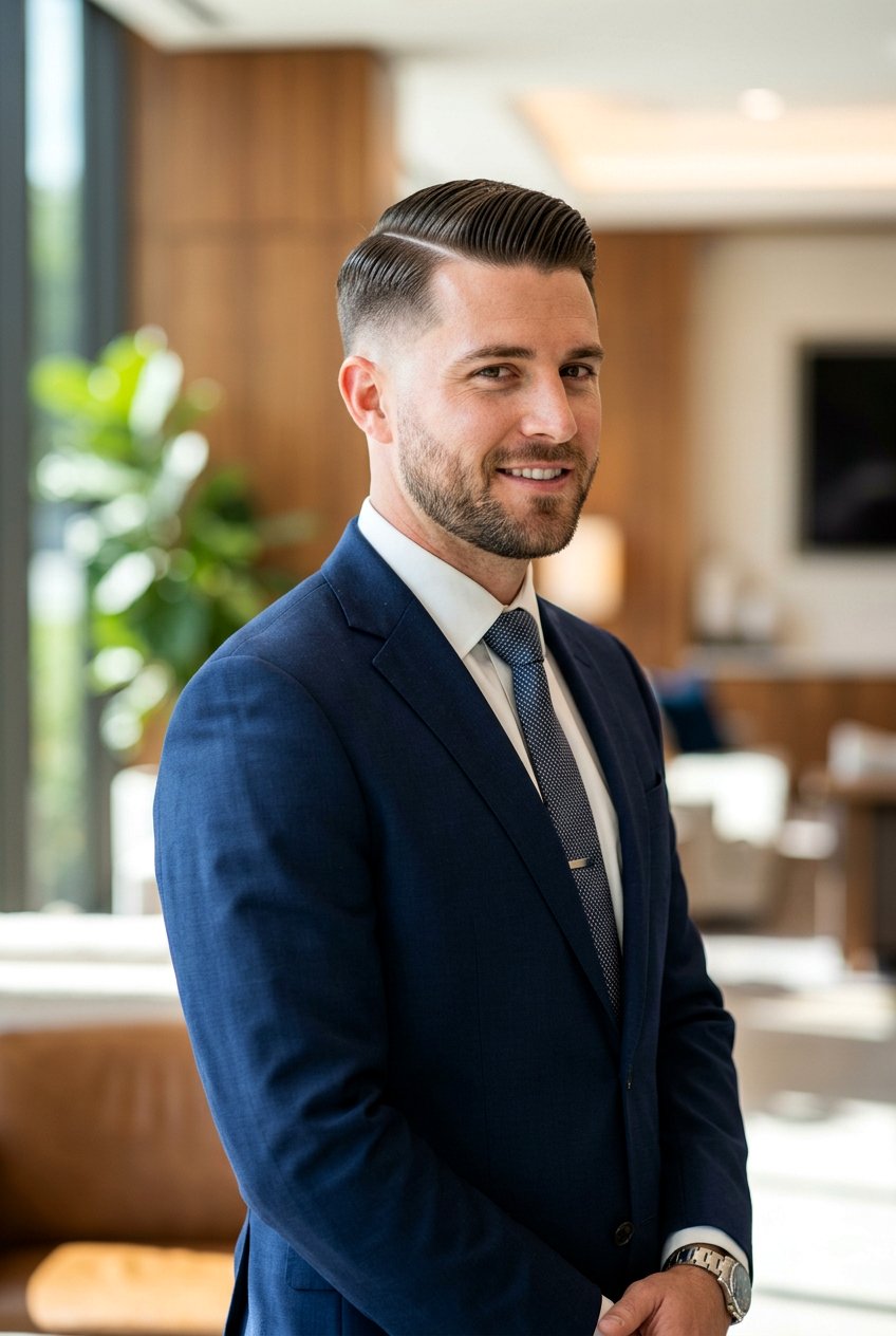 Side Part Taper Fade Haircut For Thick Hair - 20 men haircut ideas for thick hair - 20 men haircut ideas for thick hair