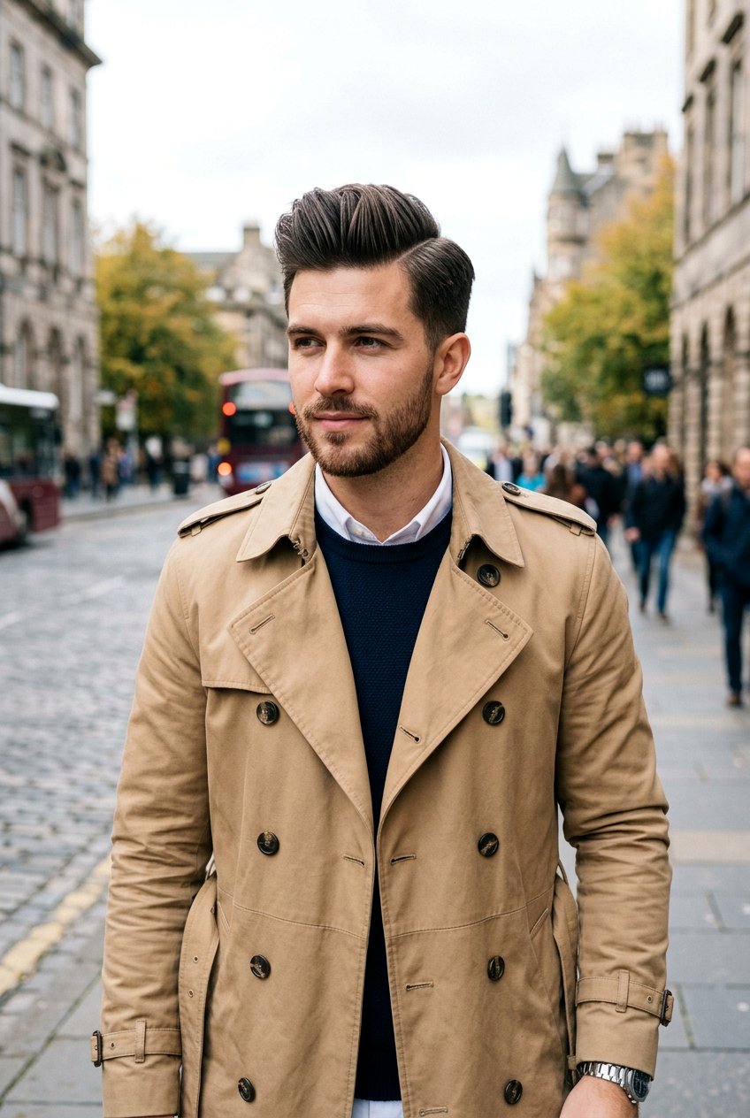 Side Part Textured Quiff - 20 textured quiff for thick hair men - 20 textured quiff for thick hair men