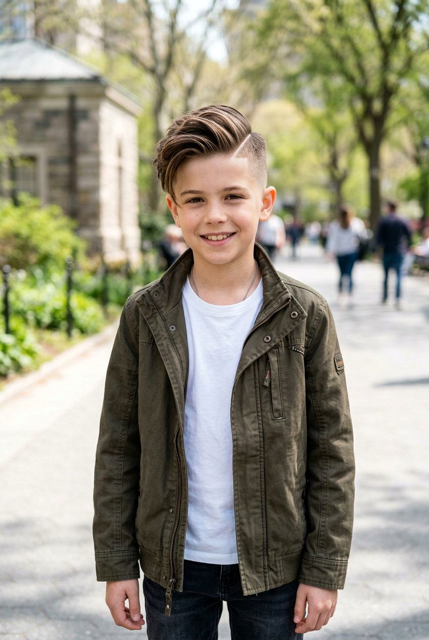 Side Part Undercut - 20 boys school hairstyle with side part - 20 boys school hairstyle with side part