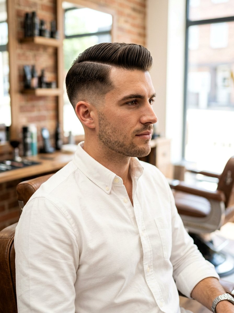Side Part Undercut - 20 undercut for thick straight hair men - 20 undercut for thick straight hair men