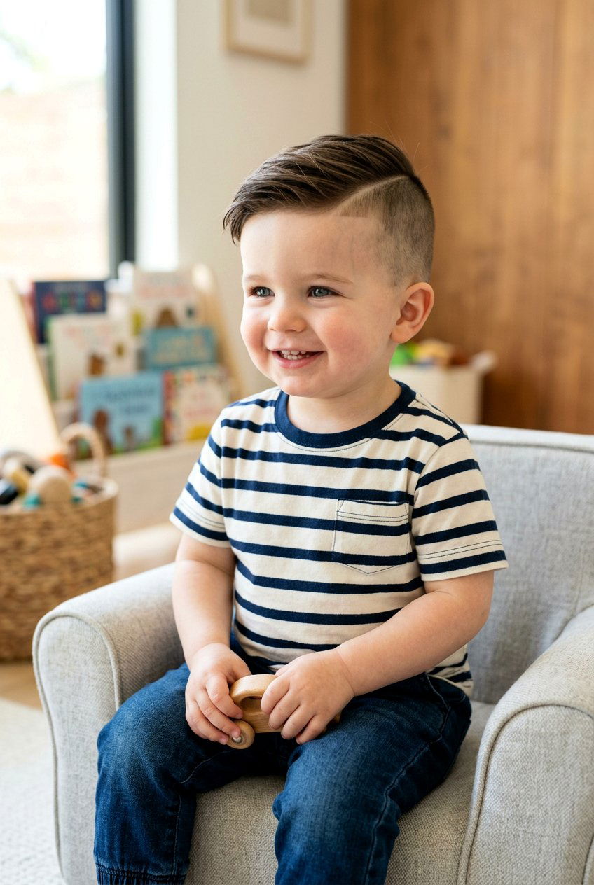 Side Part Undercut - 20 baby boy haircut with side part - 20 baby boy haircut with side part