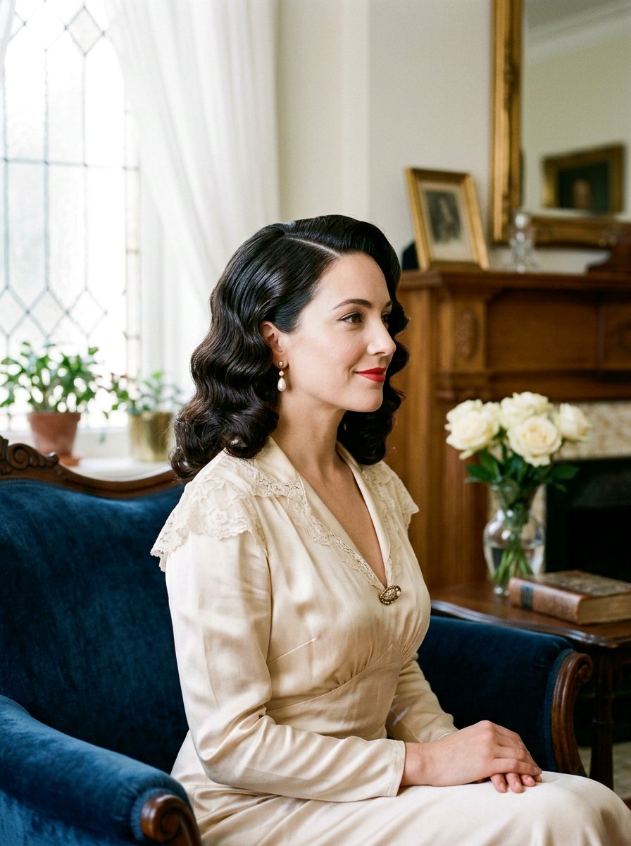 20 Stunning Glamorous Side Part Wave Ideas for Chic Looks