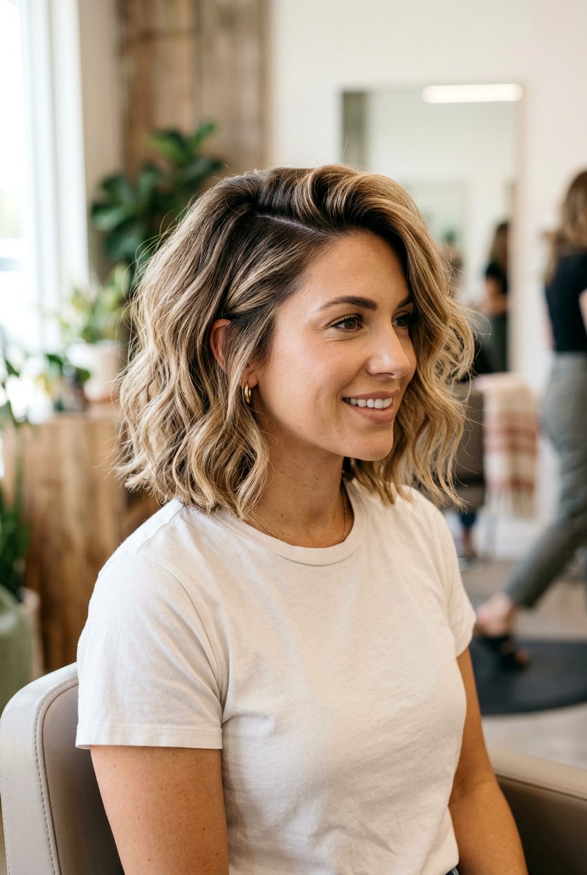 Side Part Voluminous Bob Haircut - 20 voluminous bob hairstyle - 20 voluminous bob hairstyle