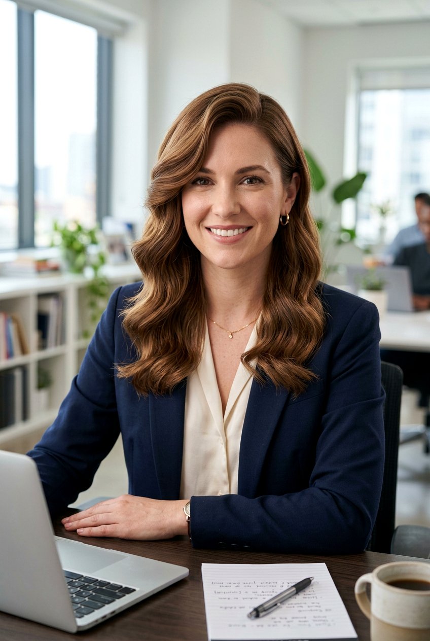 Side Part Waves For Work - 20 professional hairstyles for women - 20 professional hairstyles for women