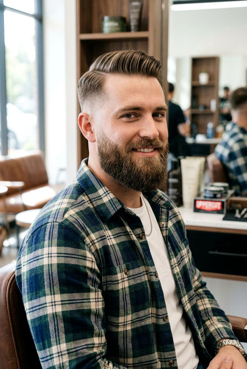 Side Part With Beard - 20 men polished side part haircut - 20 men polished side part haircut