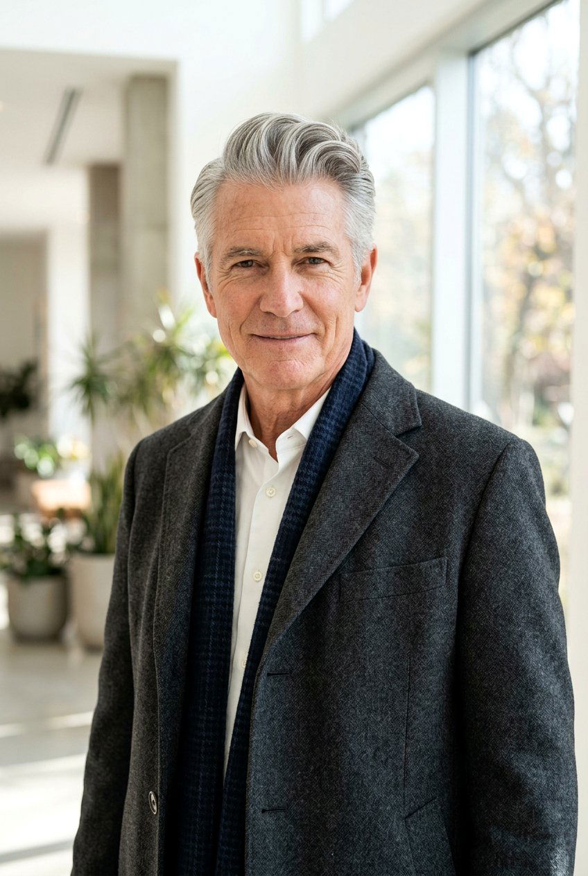 Side Part With Quiff Front - 20 classic side part for older men - 20 classic side part for older men