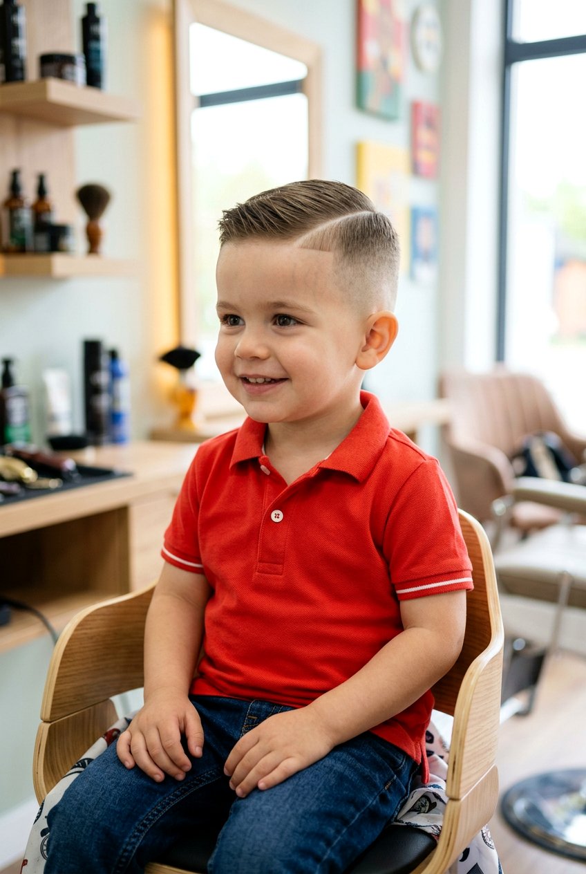 Side Part With Skin Fade - 20 baby boy haircut with side part - 20 baby boy haircut with side part