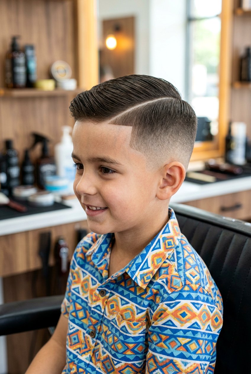 Side Part With Surgical Line - 20 little boy side part haircut - 20 little boy side part haircut