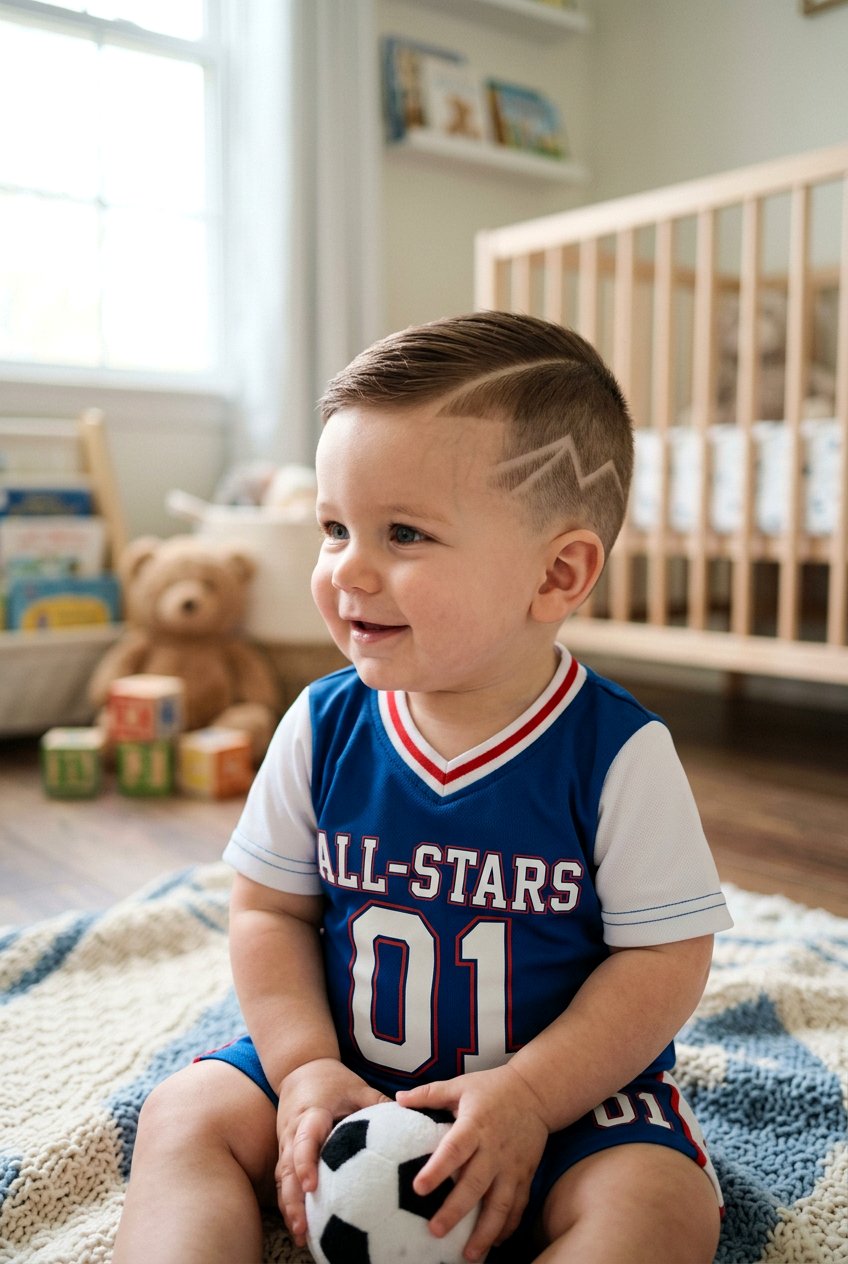 Side Part With Surgical Line - 20 baby boy haircut with side part - 20 baby boy haircut with side part