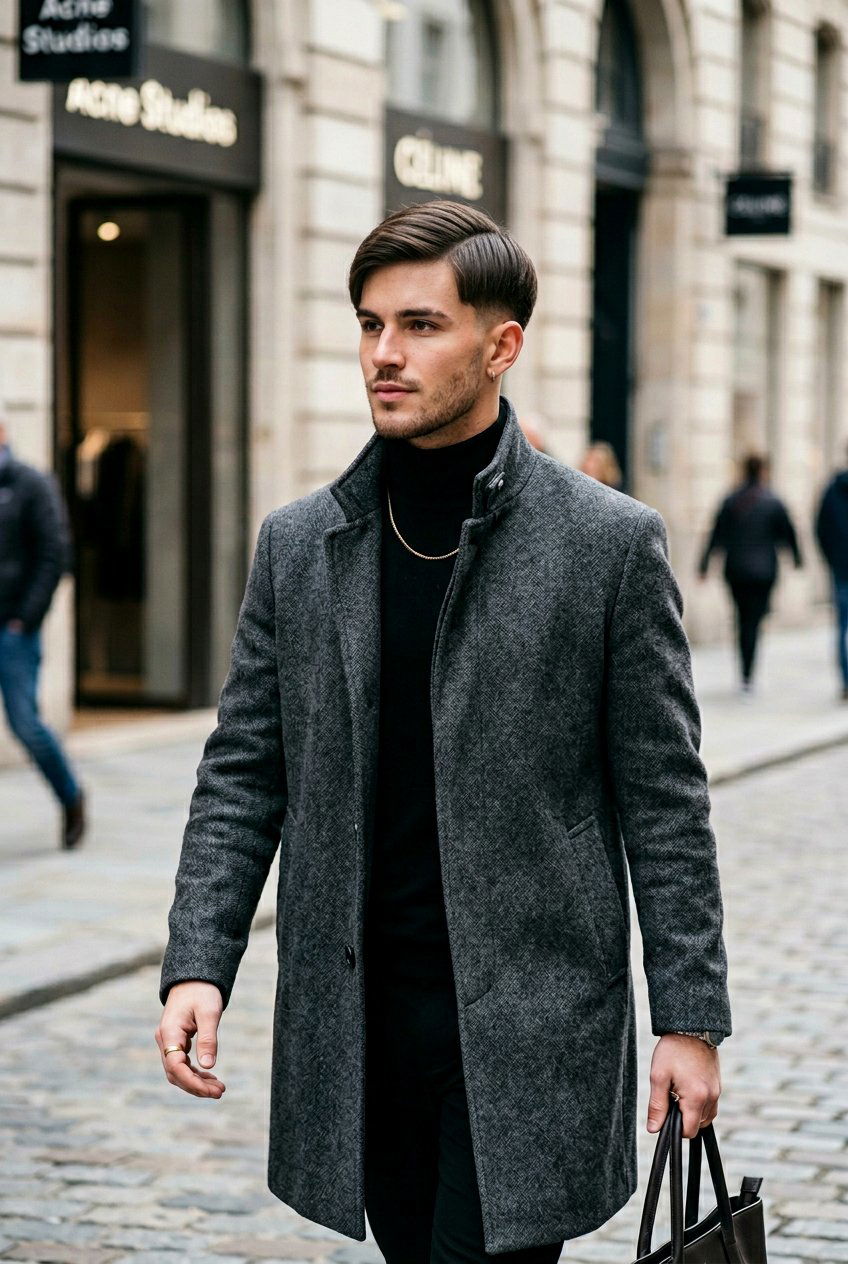 Side Parted Bowl Cut - 20 mens haircut for heart shaped face - 20 men’s haircut for heart shaped face