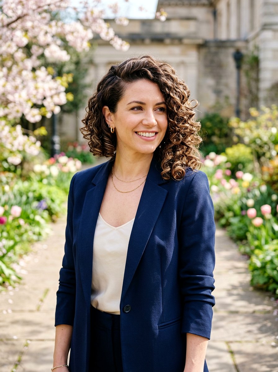 Side Parted Curly Bob - 20 simple hairstyle for curly shoulder length hair - 20 simple hairstyle for curly shoulder length hair