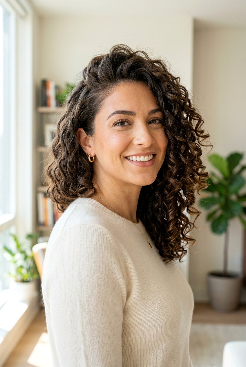 Side Parted Curly Bob - 20 curly bob for thick frizzy hair - 20 curly bob for thick frizzy hair