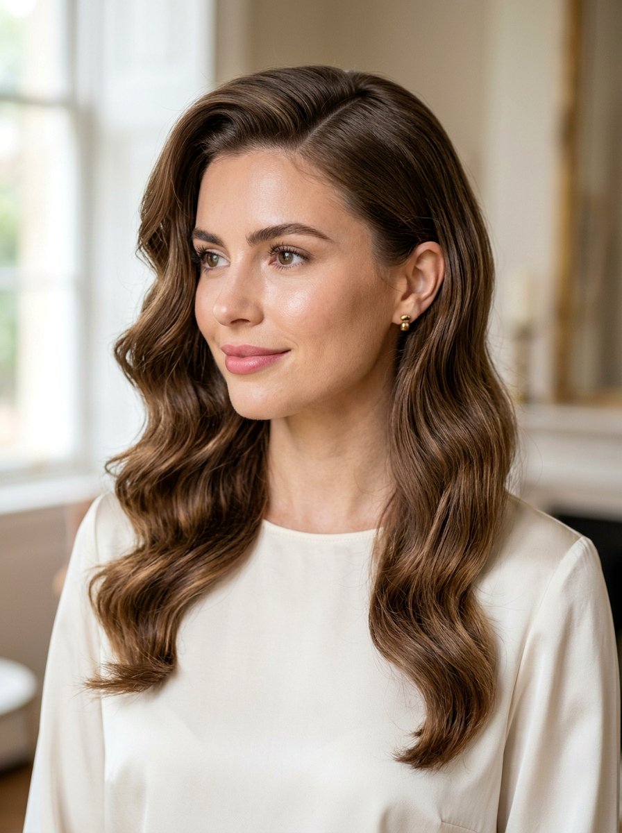 Side Parted Soft Waves - 20 college girls soft waves hairstyle - 20 college girls soft waves hairstyle