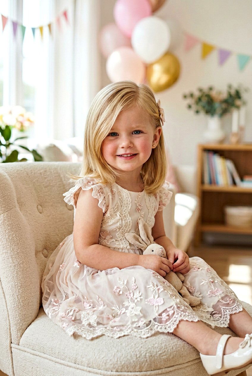 Side Parted Toddler Bob - 20 toddler bob haircut for girls - 20 toddler bob haircut for girls