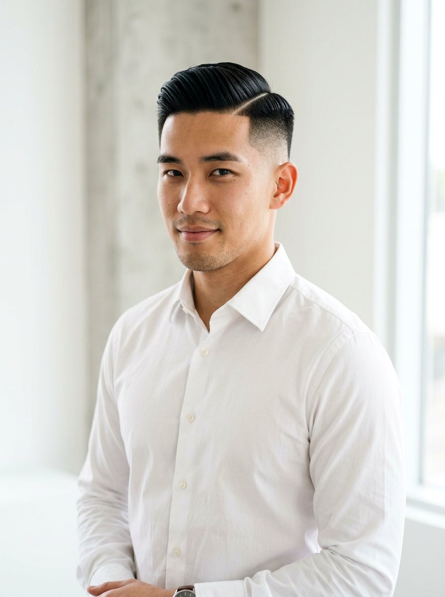 Side Parted Two Block Haircut - 20 two block haircut men - 20 two block haircut men