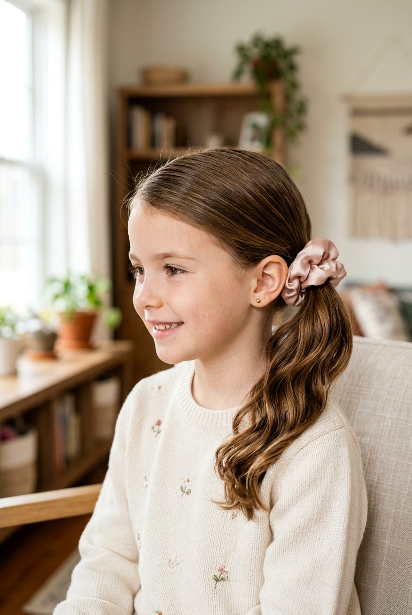 Side Ponytail - 20 hairstyles for little girls - 20 hairstyles for little girls