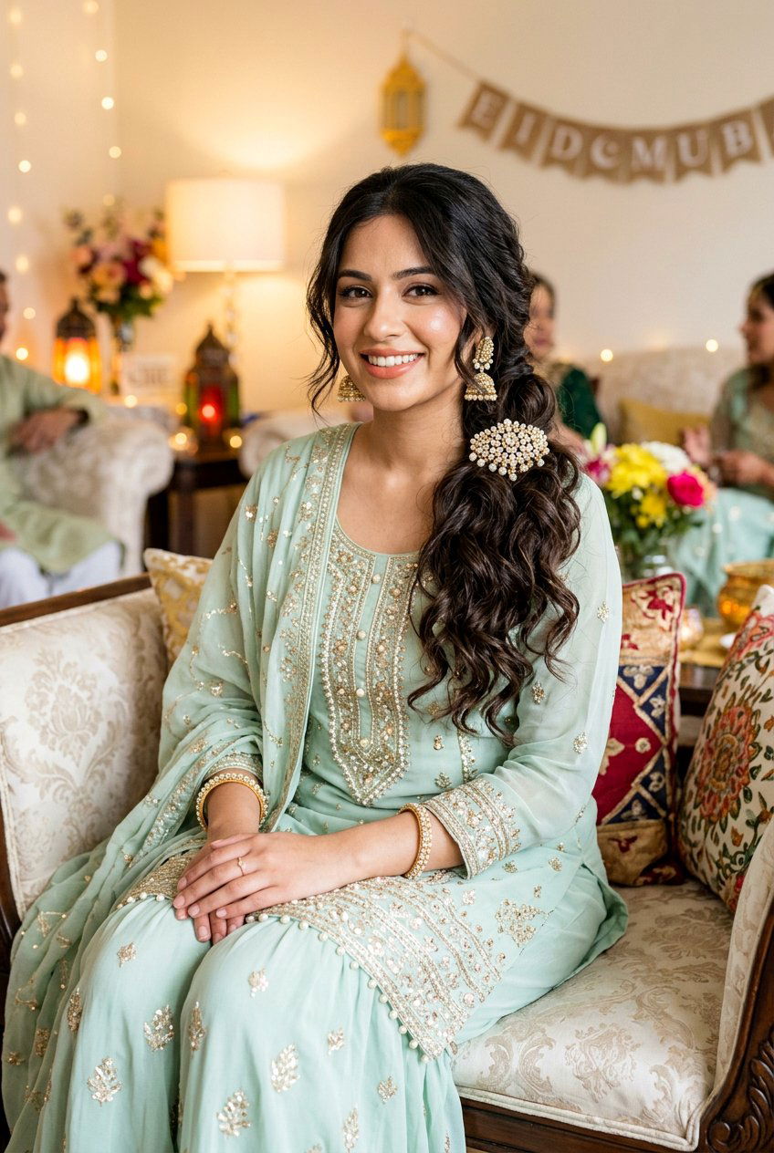 Side Ponytail Eid Hairstyle - 20 eid ponytail hairstyle - 20 eid ponytail hairstyle