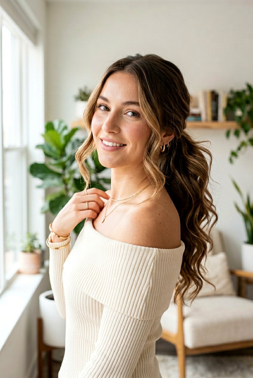 Side Ponytail For Brunch - 20 brunch ponytail hairstyles - 20 brunch ponytail hairstyles