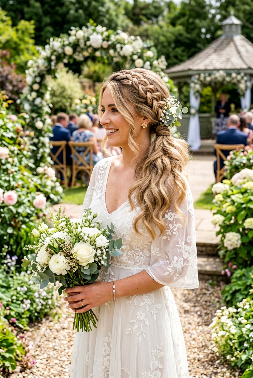 Side Ponytail For Outdoor Wedding - 20 elegant bridal side ponytail - 20 elegant bridal side ponytail