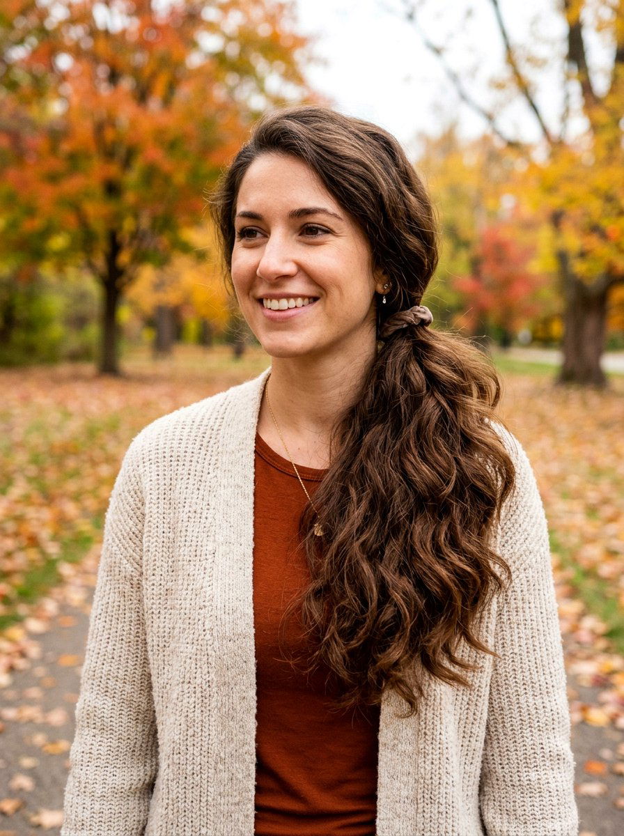 Side Ponytail For Thick Hair - 20 simple hairstyle for thick long hair - 20 simple hairstyle for thick long hair