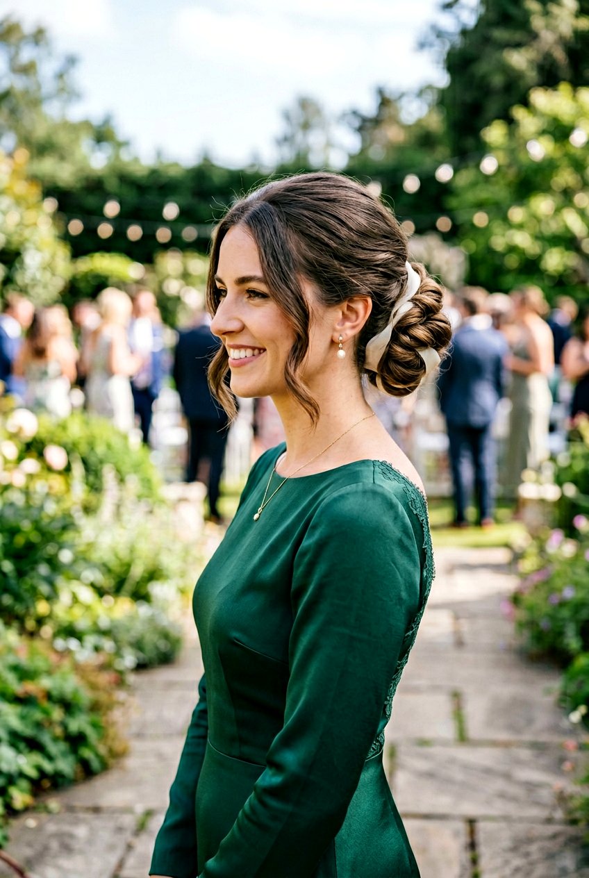 Side Ponytail With Ribbon And Low Bun Combo - 20 side ponytail with ribbon - 20 side ponytail with ribbon