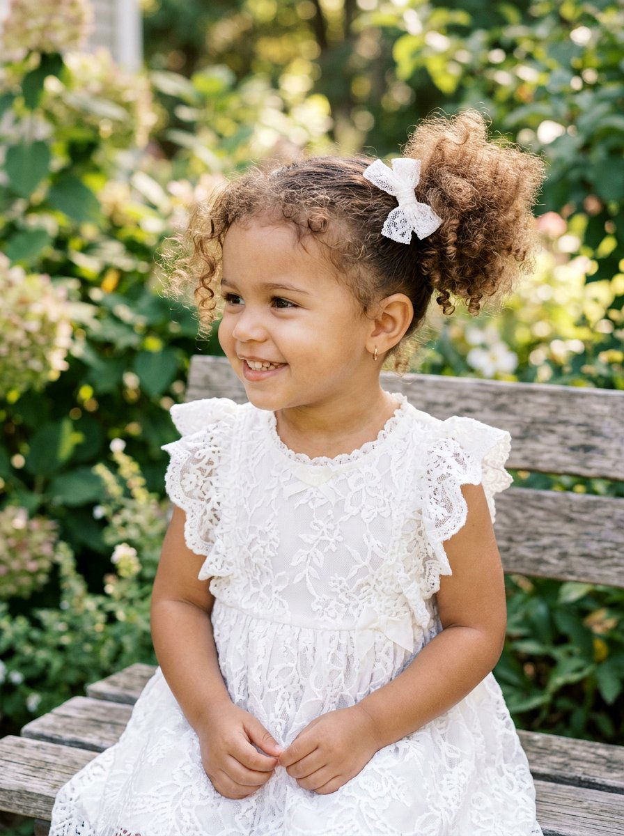 Side Puff Ponytail - 20 toddler puff ponytail styles - 20 toddler puff ponytail styles