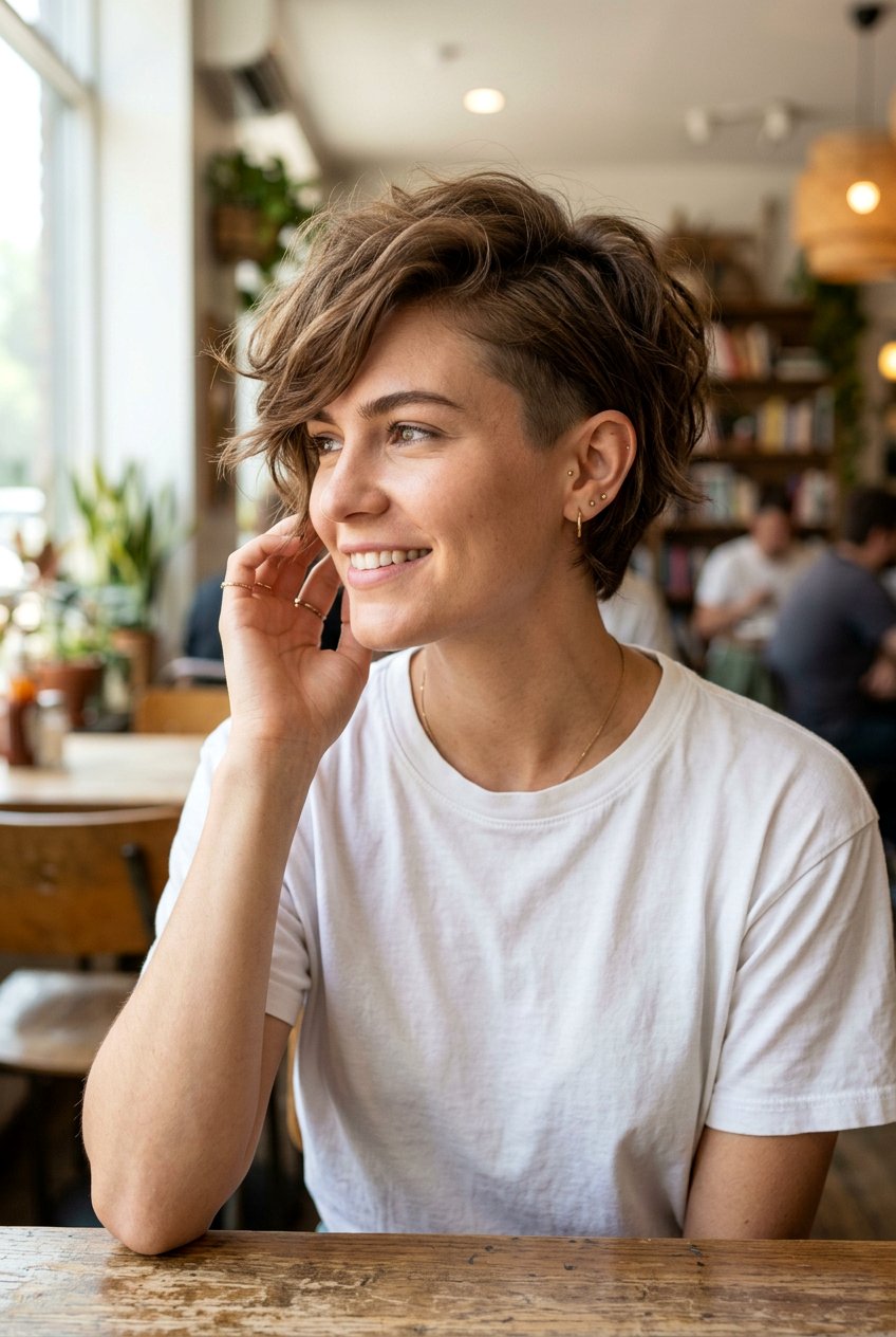 Side Shaved Pixie Haircut For Square Face - 20 side shaved pixie haircut - 20 side shaved pixie haircut
