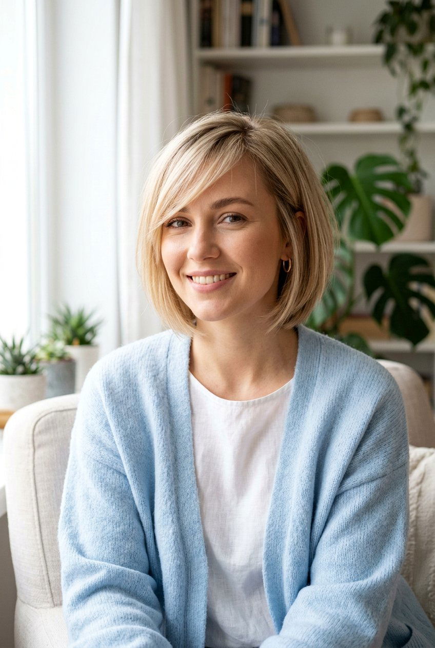 Side Swept Bangs Bob Fine Hair - 20 fine hair bob with layers and bangs - 20 fine hair bob with layers and bangs