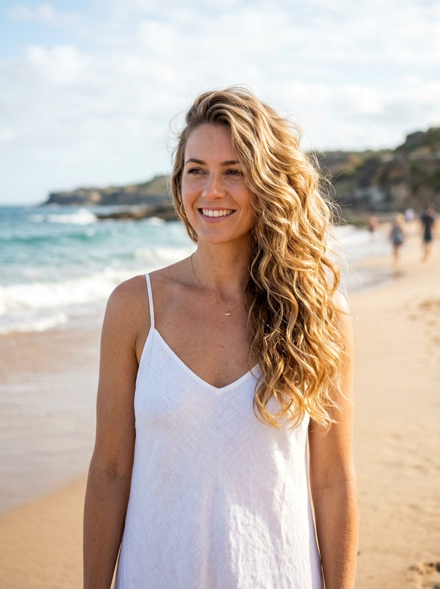 Side Swept Beachy Curls - 20 prom side swept curls hairstyle - 20 prom side swept curls hairstyle