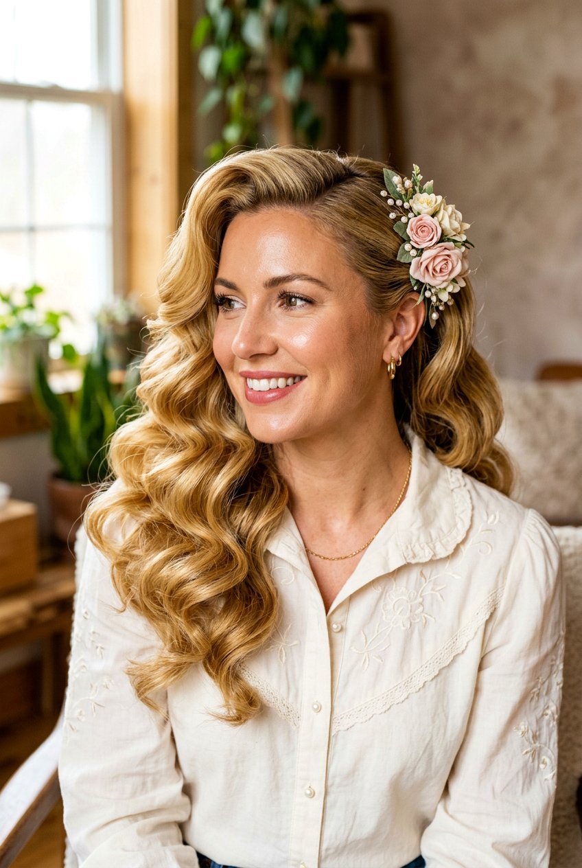 20 Bouncy Country Concert Curls Hairstyle Looks to Rock