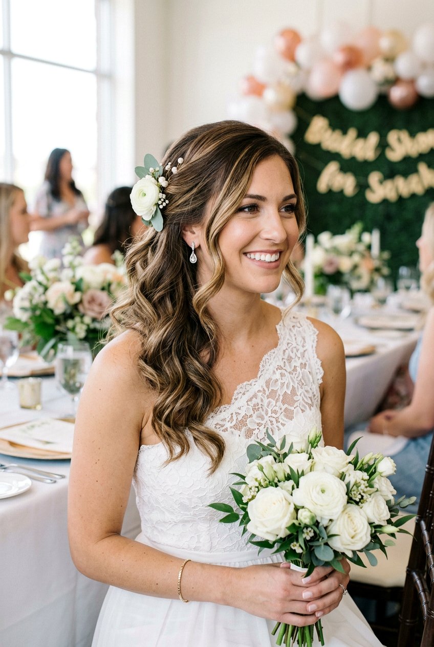 20 Stunning Bridal Shower Hairstyles for Your Celebration