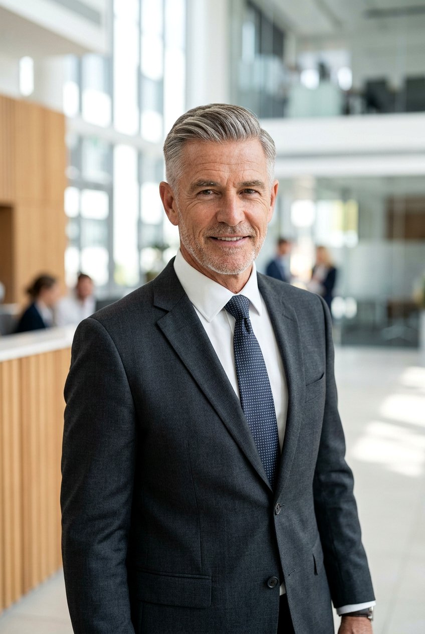 Side Swept Crew Cut - 20 neat crew cut for older men - 20 neat crew cut for older men