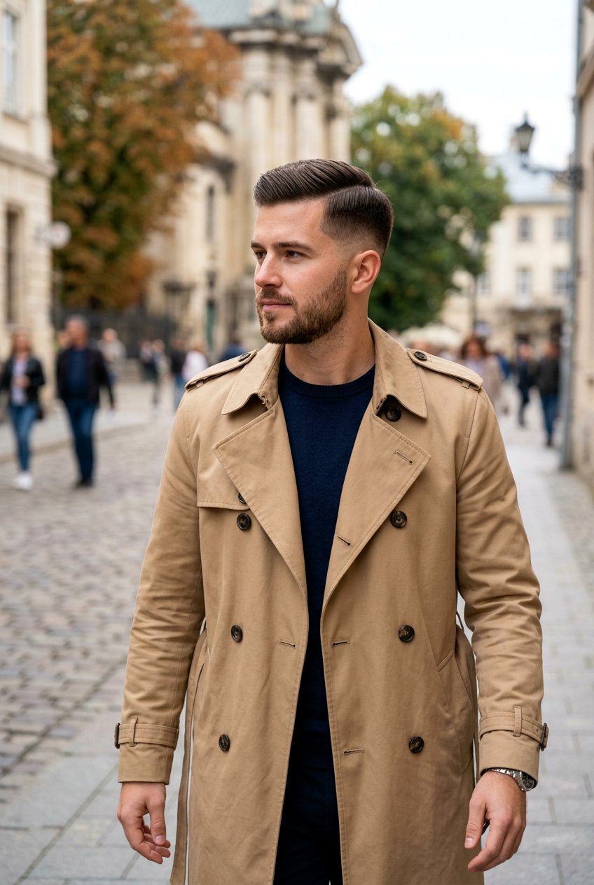 Side Swept Crew Cut - 20 crew cut for thinning hair men - 20 crew cut for thinning hair men