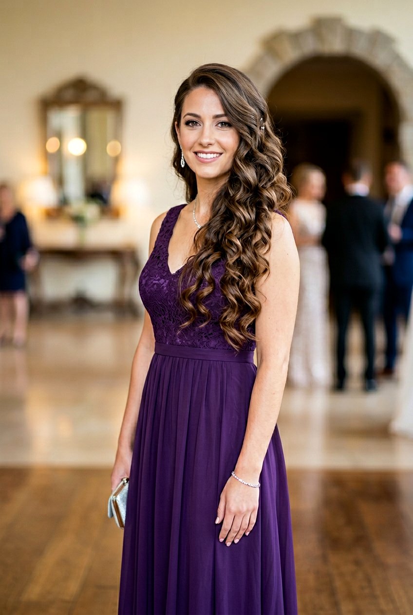 Side Swept Curls For Long Hair - 20 side swept curls for wedding guest - 20 side swept curls for wedding guest